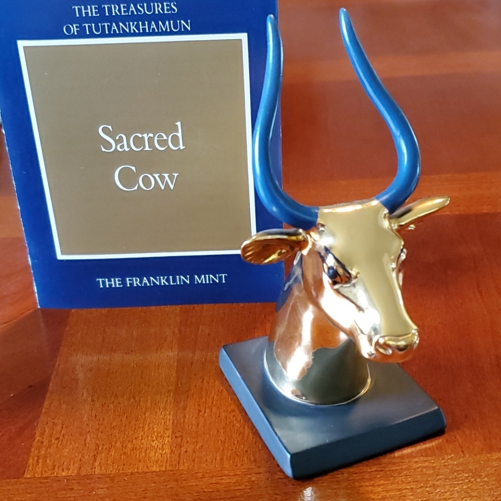 Franklin Mint Sacred Cow NWOT